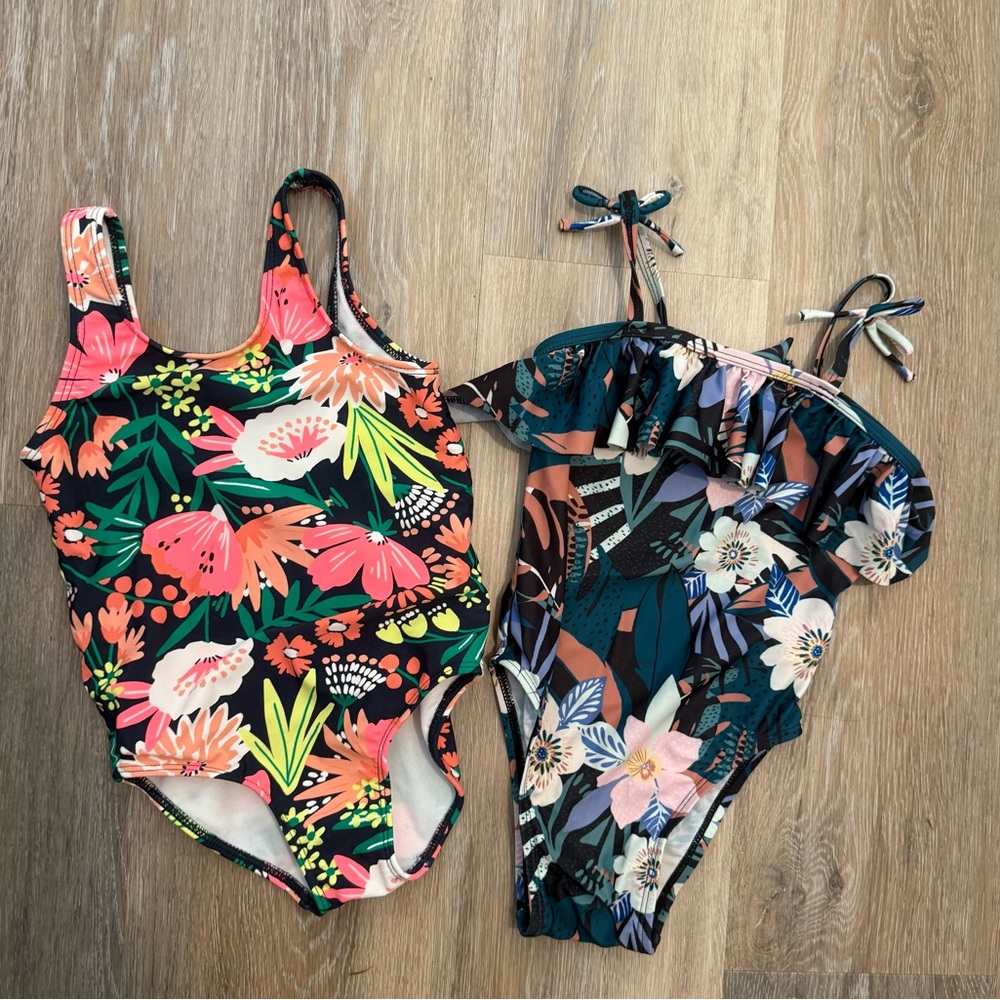 4T Set of Girls Bathing Suits